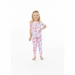 Sleep On It Girls Country Blooms Snug Fit 2-Piece Pajama Sleep Set
