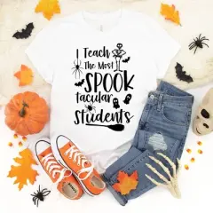 Simply Sage Market Women's I Teach The Most Spooktacular Students Short Sleeve Graphic Tee