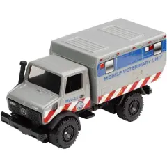 Mercedes-Benz Unimog U 1300 L "Mobile Veterinary Unit MVU-12" "Jurassic World" (2015) Movie Diecast Model Car by Hot Wheels