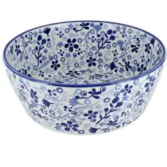 Blue Rose Polish Pottery M193 Manufaktura Serving Bowl