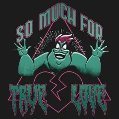 Junior's The Little Mermaid Villains Valentine's Day Ursula True Love Festival Muscle Tee