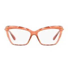 Dolce & Gabbana DG 5025 3148 Womens Cat-Eye Eyeglasses Transparent Pink 53mm