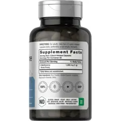Horbaach L Methionine 1000mg | 100 Capsules
