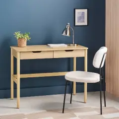 Scandi Desk with Drawers Natural - Room Essentials&trade;