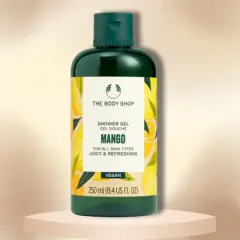 The Body Shop - Shower Gel Mango | Beautiful body feeling refreshed and squeaky-clean with our foamy Mango Shower Gel. (8.4 oz)