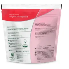 Grab Green Garbage Disposal Freshener & Cleaner Pods, Red Pear with Magnolia Scent