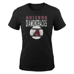 MLB Arizona Diamondbacks Girls' Crew Neck T-Shirt