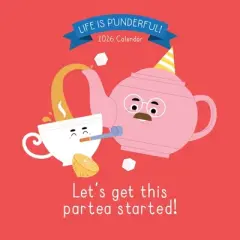 TF Publishing 13.5"x14.5" 2026 Puns of Fun Wall Calendar