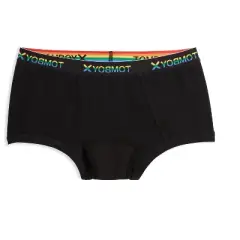 TomboyX Period Leakproof Boy Shorts Underwear, Cotton Stretch Comfort (3XS-6X)