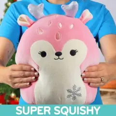 Squishmallows 10-Inch Falala The Pink Fawn - Official Jazwares Plush - Collectible Soft & Squishy Fawn Stuffed Animal Toy- Gift for Kids, Girls & Boys