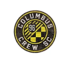 MLS Columbus Crew Distressed Logo Cutout Sign