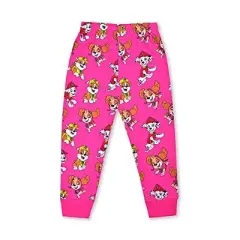 Nickelodeon Girl's Paw Patrol 2 Pack Casual Active Wear Coordinates, Graphic Printed Long Sleeve Shirt and Joggers Set for toddler