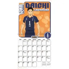 Trends International Inc. 2023-24 Wall Calendar 12"x12" Haikyu!