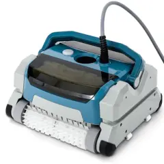 Garvee Automatic Robotic Pool Vacuum Cleaner Cordless, 3h Fast Charging, Wall Climbing Scrubber Brush, Ideal for Above/In-Ground Pools