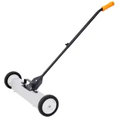 Dexmalle 24'' Rolling Magnetic Pick-Up Sweeper