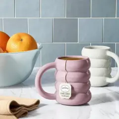 14oz Stoneware Artisan Mug Purple - Room Essentials&trade;: Coffee Cup, Microwave & Dishwasher Safe, Dorm Room Essential