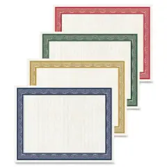 Geographics Blank Certificates 40/PK Ast 48669