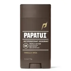 Papatui Men's Sweat and Odor Control 48-Hour Protection Solid Antiperspirant Deodorant - Vanilla Shea - 2.6oz