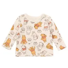 Disney Winnie the Pooh Baby Corduroy Ribbed Overall and and T-Shirt Newborn to Infant