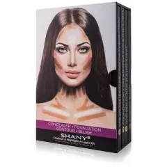 SHANY 4-Layer Contour and Highlight Makeup Kit  - 4 pieces