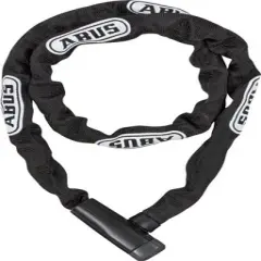 ABUS Steel-O-Chain 5805K Keyed Lock 110 5mm Black Durable Cloth Cover