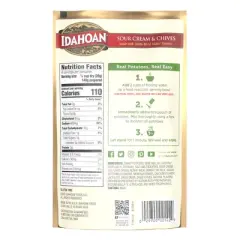 Idahoan Gluten Free Sour Cream & Chives Mashed Potatoes - 4oz