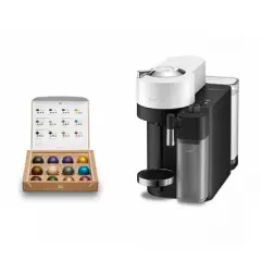 Nespresso Vertuo Lattissima Espresso Maker by DeLonghi White - ENV300W: Single Serve, Automatic Shut-Off, Electric Frother