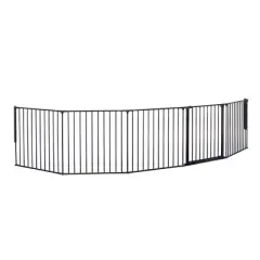 Scandinavian Pet Design Pet Flex System Wall Mounted At Home Dog Gate for Fireplaces, Wide and Irregular Door Openings, and Staircases