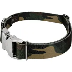 Country Brook Petz Premium Woodland Camo Dog Collar
