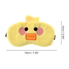 Unique Bargains Durable Duck Eye Mask Yellow 1 Pc