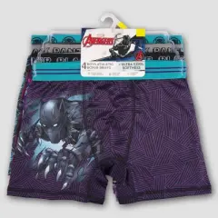 Boys' Marvel Black Panther 4pk Boxer Briefs