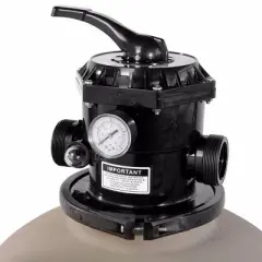 XtremepowerUS 19" Inground Above Pool Sand Filter System Multi-Port Filter Gallons