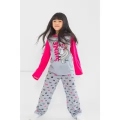 Barbie Girls Pullover Pajama Shirt and Pants Sleep Set Little Kid to Big Kid