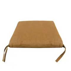 Oakland Living 20"x21" Patio Dining Outdoor Chair Cushion Brown