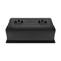 SUNPACK Sundome Plastic Multi-Vented Blackout Humidity Dome, Black, 7in