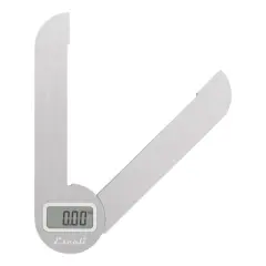 Escali Savu Space Saving Scale: Stainless Steel Kitchen Food Scale with Backlit Display, 11 lb Capacity, Battery Included