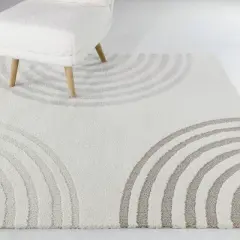 Seth Stripe Kids' Area Rug Cream - Balta Rugs