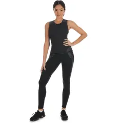 Memoi Reflective Rainbow Smoothing Stretch Athletic Tank Top