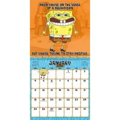 Trends International 2026 SpongeBob Squarepants 12"x12" Wall Calendar