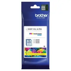 Brother LC3039Y INKvestment Ultra High-Yield Ink 5000 Page-Yield Yellow