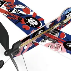 Playsteam Rubber Band Airplane Science - Low Wing