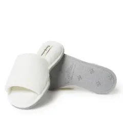 Dearfoams Women's Beatrice Microfiber Velour Slide Slippers