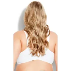 Women's Plus Size  Lace Soft Cup Wire Free Bra - white | AVENUE