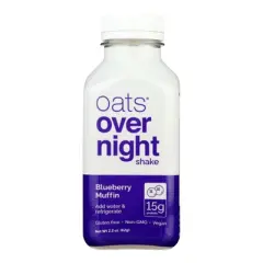 Oats Over Night Shake Blueberry Muffin - Case of 5/2.2 oz
