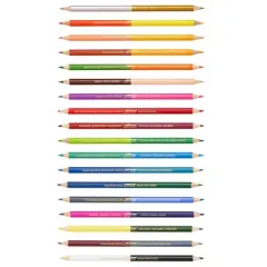 Prang Duo Colored Pencils, 36 Assorted Colors, Set of 18
