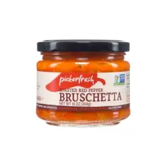 Pickerfresh Roasted Red Pepper Bruschetta - Case of 6/10 oz