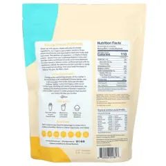Further Food Organic Plant-Based Protein + Mushrooms & Seaweed, Vanilla, 20.46 oz (580 g)
