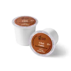 Chai Latte Medium Roast Naturally Flavored with other Natural Flavors Single Serve Cups - 13.12oz - Good & Gather&trade;