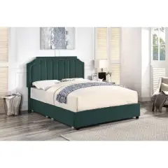 Hanger Glam Upholstered Bed with 4 Side Drawers - HOMES: Inside + Out