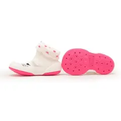 Komuello Baby Girl First Walk Sock Shoes Pink Cats
